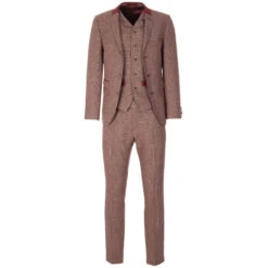 Mod 3 Button Dogtooth Suit Jacket 12 Mod 3 Button Dogtooth Suit Jacket -KDX Clothing Store madcap england puppytooth three piece suit berry 1 45617.1661263664