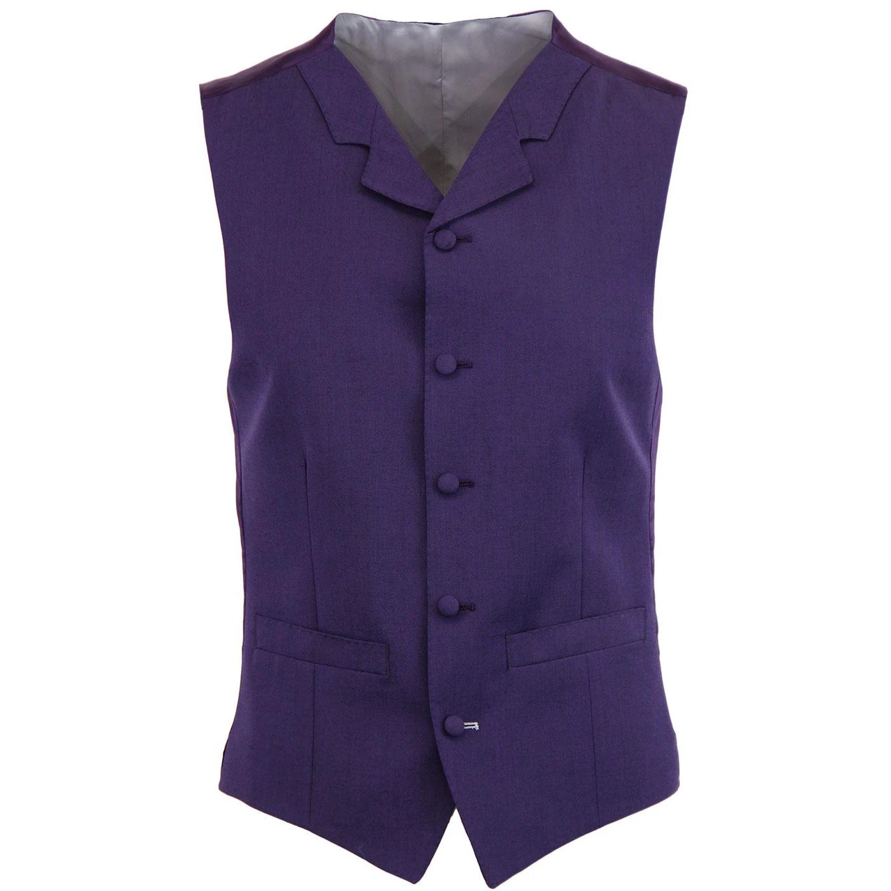 Mod Mohair Tonic Waistcoat PURPLE 5 Mod Mohair Tonic Waistcoat PURPLE - Image 3