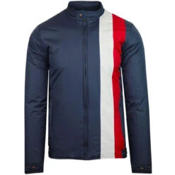 Delaney Retro 70s Mod Racer Jacket 10 Delaney Retro 70s Mod Racer Jacket -KDX Clothing Store madcap england racing stripe jacket navy 6 75911.1661267715