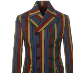 Hendrix Stripe 60s Mod DB Blazer -KDX Clothing Store madcap england rare breed hendrix stripe jacket 5 96952.1661263379
