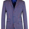 Mod 3 Button Regatta Stripe Blazer -KDX Clothing Store madcap england regatta stripe blazer 1 96711.1661268212
