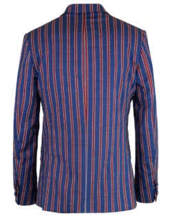 Mod 3 Button Regatta Stripe Blazer -KDX Clothing Store madcap england regatta stripe blazer 5 45616.1661268214