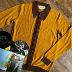 Riva Retro Zip Through Cardigan R -KDX Clothing Store madcap england ringpull cardigan3 37317.1661260931