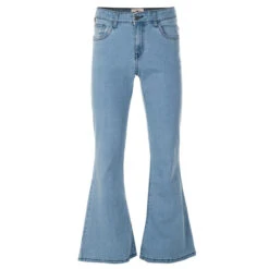Rock 70s Blue Stitch Flares (SW) 11 Rock 70s Blue Stitch Flares (SW) -KDX Clothing Store madcap england rock flares bleachwash blue stitch 3 06412.1661261083