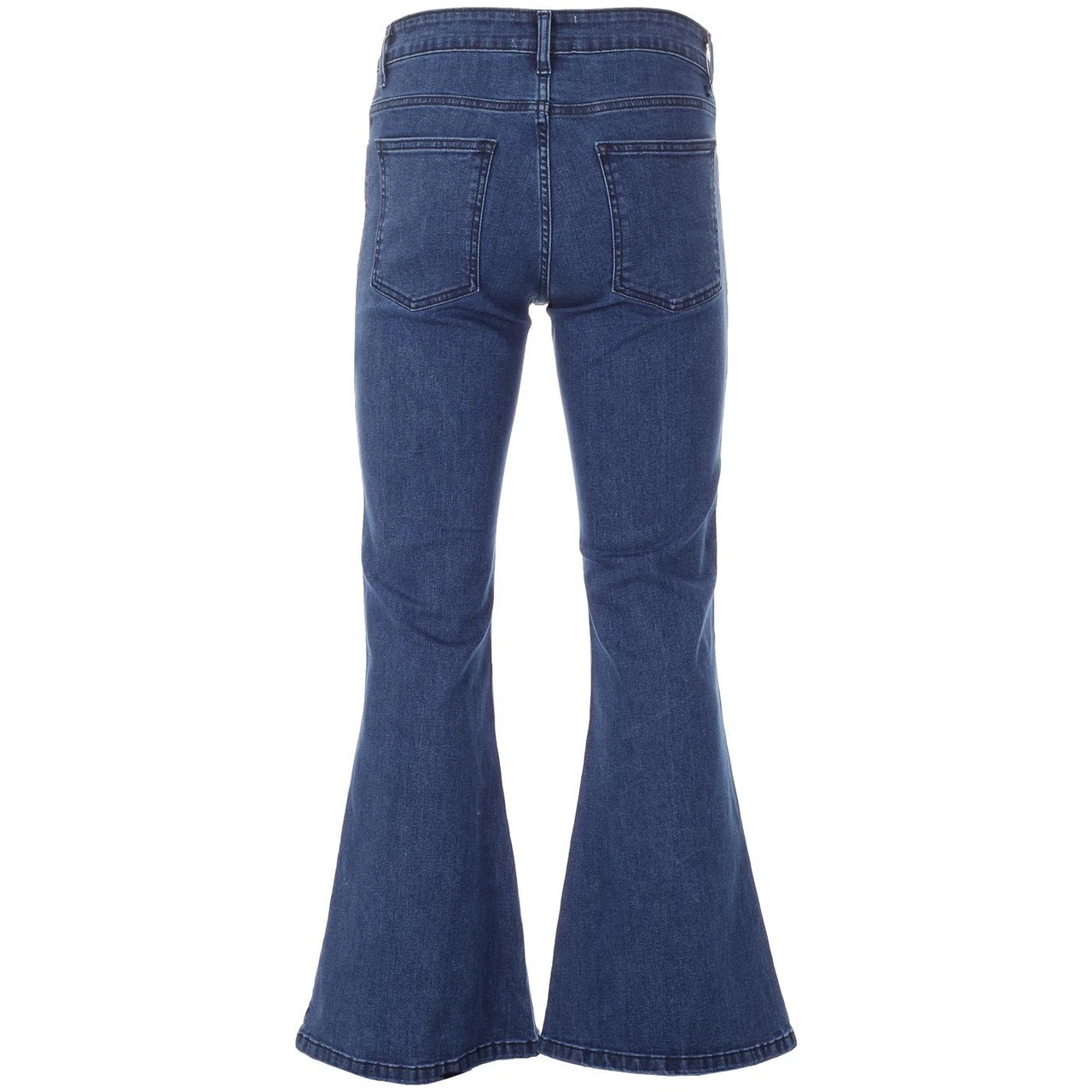 Rock 70s Blue Stitch Flares (SW) 4 Rock 70s Blue Stitch Flares (SW) - Image 2
