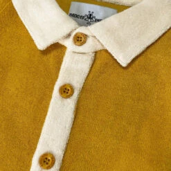 Salton Retro 50s Towelling Shirt CB -KDX Clothing Store madcap england salton towelling shirt honey gold 96471.1678373288 1