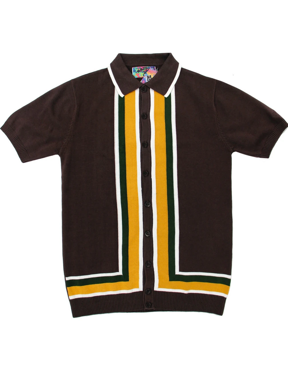 Screamin Jay 1960s Mod Stripe Polo 12 Screamin Jay 1960s Mod Stripe Polo - Image 10