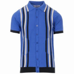 Shockwave Mod Stripe Knit Polo (AY) 32 Shockwave Mod Stripe Knit Polo (AY) -KDX Clothing Store madcap england shockwave knit polo blue 1 73501.1661264942 3