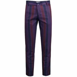 Offbeat Slim Leg Stripe Trousers
