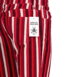 Spectrum Stripe Retro Cord Flares B -KDX Clothing Store madcap england spectrum stripe flares red 3 54424.1671462547