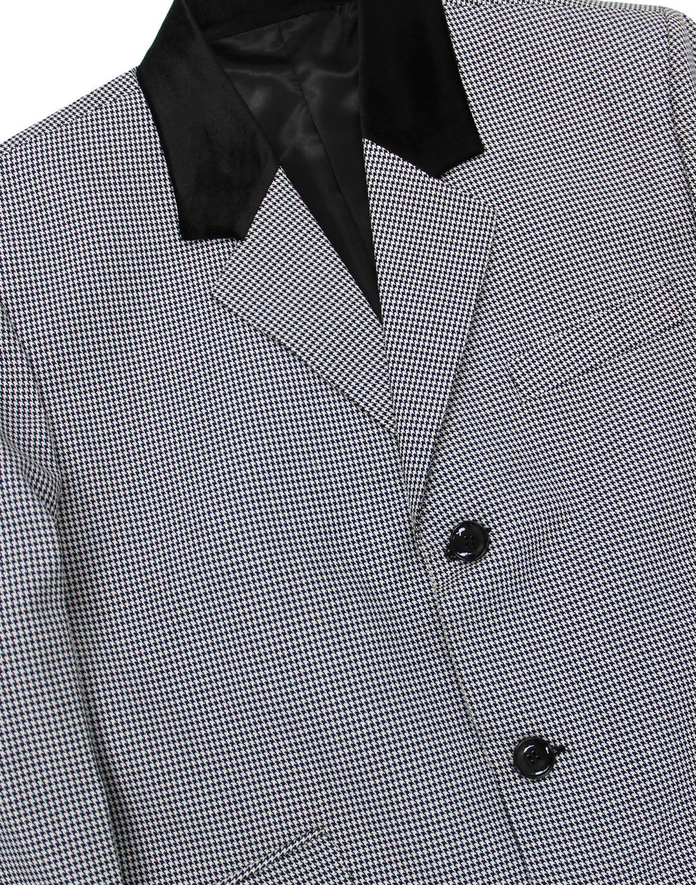 Stoned Mod Dogtooth Blazer Jacket 5 Stoned Mod Dogtooth Blazer Jacket - Image 3