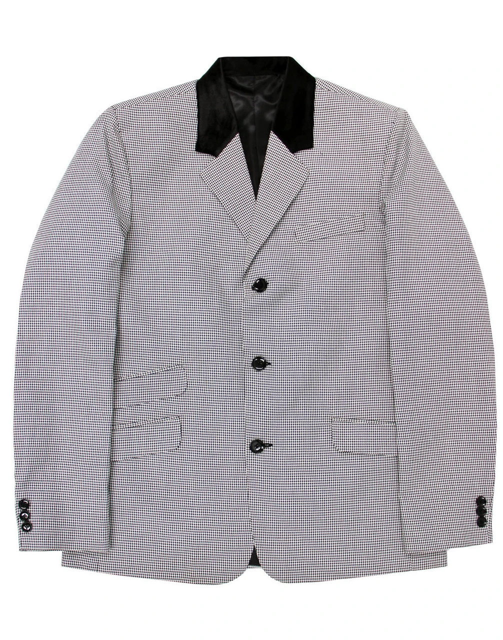 Stoned Mod Dogtooth Blazer Jacket 3 Stoned Mod Dogtooth Blazer Jacket
