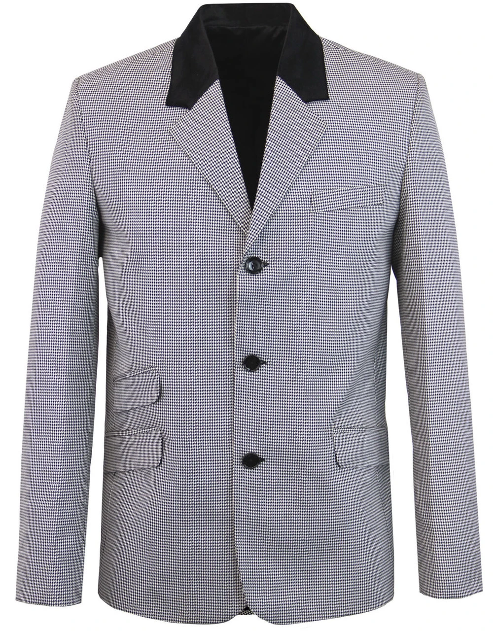 Stoned Mod Dogtooth Blazer Jacket 6 Stoned Mod Dogtooth Blazer Jacket - Image 4
