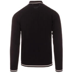 Marriott Suede Men's Mod Polo Cardigan - Zinfandel -KDX Clothing Store madcap england suede marriott polo black 1 48238.1661264101 2