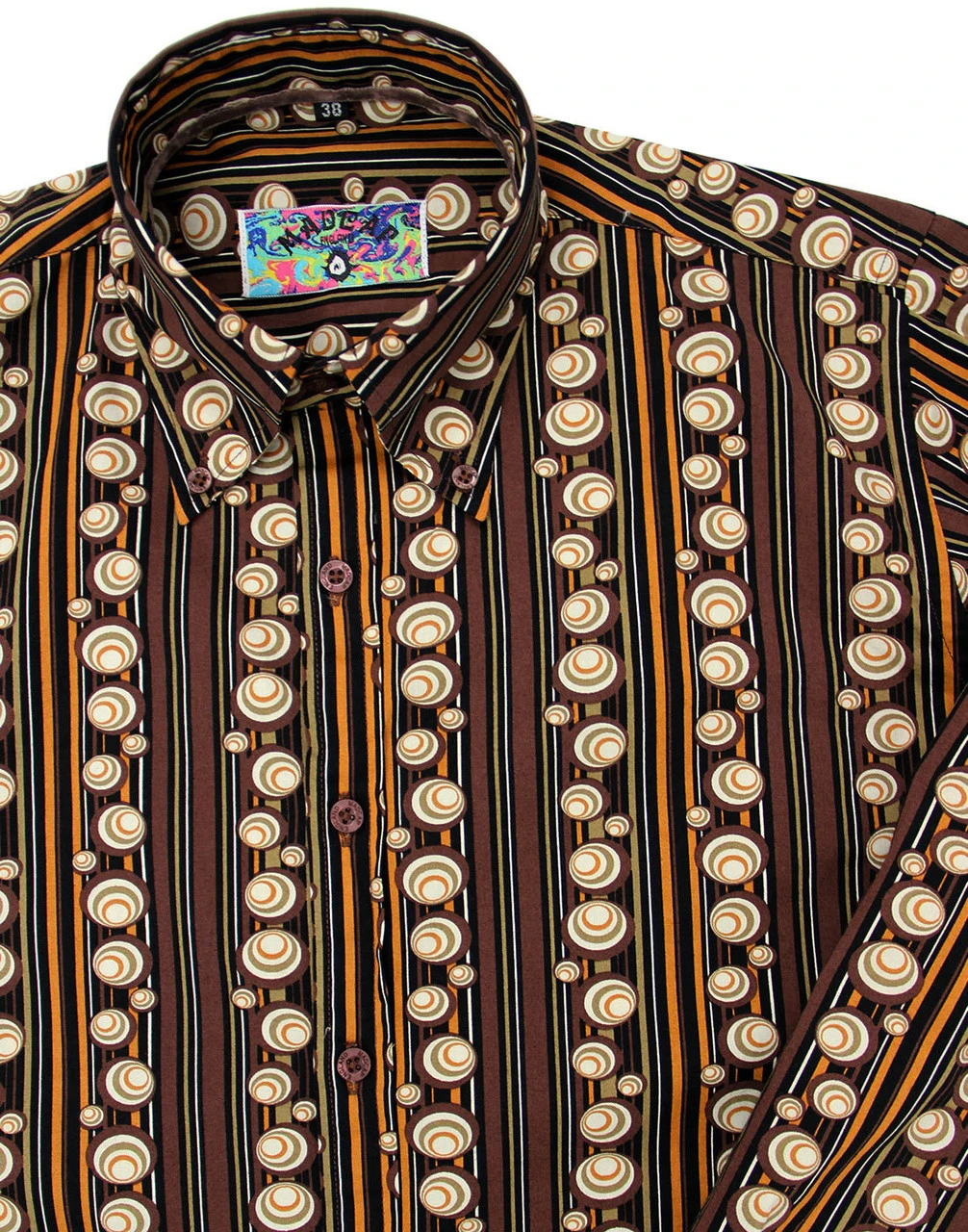 Trip 70s Stripe Men's Retro Shirt 3 Trip 70s Stripe Men's Retro Shirt