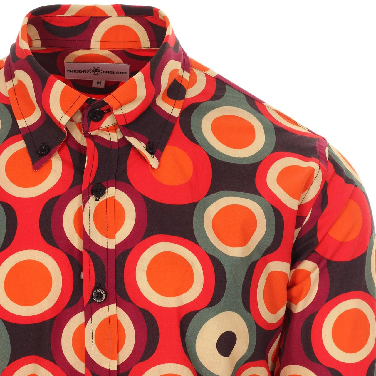 Trip Psych-Out Circle Mod Shirt B/R 9 Trip Psych-Out Circle Mod Shirt B/R - Image 7