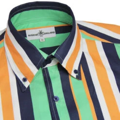 Trip Stripe Retro 60s Mod Shirt 9 Trip Stripe Retro 60s Mod Shirt -KDX Clothing Store madcap england trip retro mod stripe shirt 2 94824.1661266003