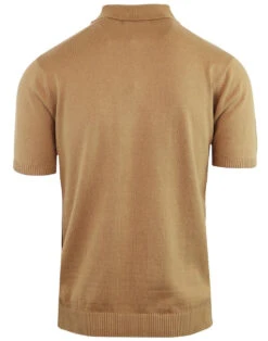 Victor 60s Mod Stripe Zip Polo TAN 13 Victor 60s Mod Stripe Zip Polo TAN -KDX Clothing Store madcap england victor stripe polo cardigan 2 66194.1661267922 1