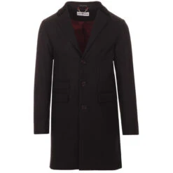 Made In England Mod Covert Coat (N) -KDX Clothing Store madcap england wool overcoat black 4 92723.1661261296
