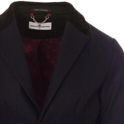 Made In England Mod Covert Coat (N) -KDX Clothing Store madcap england wool overcoat navy 2 31427.1661261285