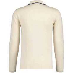 Zodiac Raised Stripe Knit Polo NAVY -KDX Clothing Store madcap england zodiac knitted polo birch 1 90590.1671462766 2