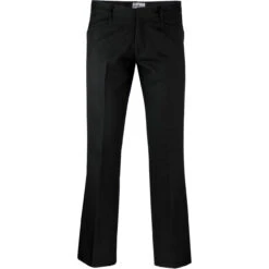 Logan Bootcut Hopsack Trousers (Bu) -KDX Clothing Store madcap logan bootcut trousers black 01 53935.1661266935 3