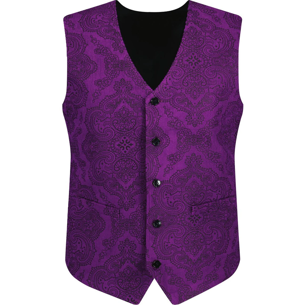 Paisley Manero 70s Cord Waistcoat P 5 Paisley Manero 70s Cord Waistcoat P - Image 3