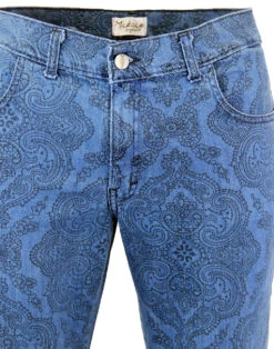 Paisley Rave 70s Denim Bellbottoms 28 Paisley Rave 70s Denim Bellbottoms -KDX Clothing Store madcap paisley denim jeans 2 72889.1661271915 2