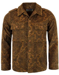 Lennon Military Shirt Jacket (B) -KDX Clothing Store madcap paisley lennon jacket 5 18147.1661270874