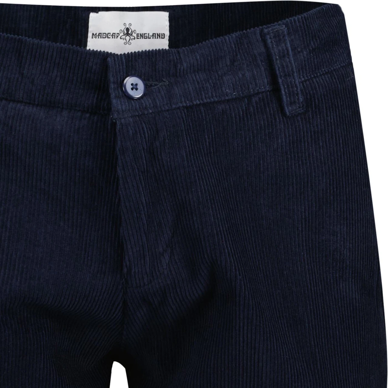 Psycho Mod Slim Cord Trousers NAVY 14 Psycho Mod Slim Cord Trousers NAVY - Image 12