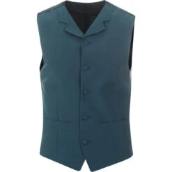 Mod Mohair Tonic Waistcoat (Teal)