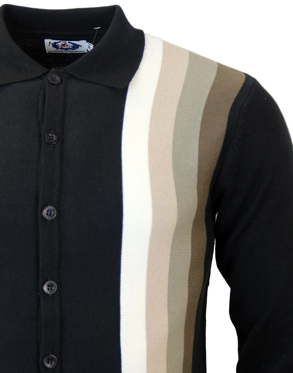 Blake Mod Gradient Polo Cardigan BN 7 Blake Mod Gradient Polo Cardigan BN - Image 5