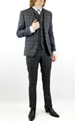 Tailored By Mod Check Suit Jacket -KDX Clothing Store madcap check 3 pce suit142 68991.1661273165