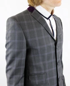Tailored By Mod Check Suit Jacket -KDX Clothing Store madcap check 3 pce suit71 25322.1661273170