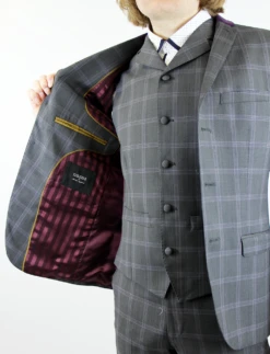 Tailored By Mod Check Suit Jacket -KDX Clothing Store madcap check 3 pce suit91 93741.1661273168
