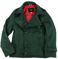 Denny 60s Mod Short Reefer Jacket G -KDX Clothing Store madcap denny jacket green2 13926.1661273863