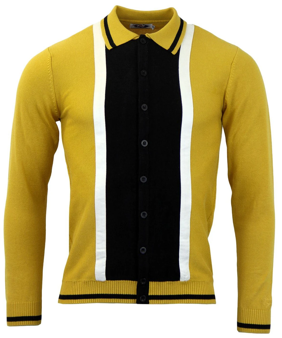 Marriott Suede Mod Polo Cardigan BG 3 Marriott Suede Mod Polo Cardigan BG