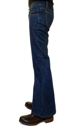 DC Flare Retro 70s Indie Flares -KDX Clothing Store madcap mid blue flares2 87707.1664879703