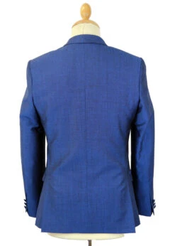 Mohair Tonic 3 Button Suit Jacket B -KDX Clothing Store madcap mod mohair suit bright blue3 18118.1661273012