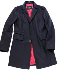 The Regent Mod Donegal Top Coat -Br -KDX Clothing Store madcap overcoat navy2 98104.1661273722 2
