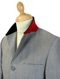 Fab 4 Button Mod Mohair Suit Jacket -KDX Clothing Store madcap silver mohair suit jacket3 34253.1661272977