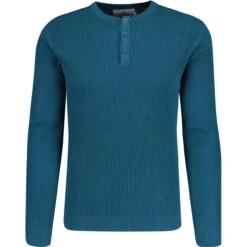 Caine Ribbed Grandad Top (Birch) 41 Caine Ribbed Grandad Top (Birch) -KDX Clothing Store madcapeng caine grandad top mallard front 49955.1673453085 5