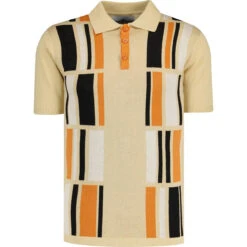 Comet Retro 60s Mod Polo Shirt (GO) 34 Comet Retro 60s Mod Polo Shirt (GO) -KDX Clothing Store madcapeng comet polo soybean front 21604.1676647915