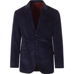 Hemmings Mod Cord 3 Button Blazer T -KDX Clothing Store madcapeng cord blazer navy front 92500.1661263917 1