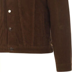 Woburn Mod Cord Western Jacket (R) -KDX Clothing Store madcapeng cord jacket choc detail 71301.1661264404 2