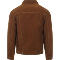 Woburn Mod Cord Western Jacket (R) -KDX Clothing Store madcapeng cord jacket tan back 04463.1661264418 2