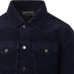 Woburn Jumbo Cord Western Jacket T -KDX Clothing Store madcapeng cord trucker navy detail 49277.1661264029