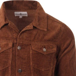 Woburn Jumbo Cord Western Jacket T -KDX Clothing Store madcapeng cord trucker tan detail 15612.1661264016