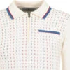 Coltrane Mod Jacquard Knit Polo SW -KDX Clothing Store madcapeng jacquard zip ls polo snow detail 02123.1678197976
