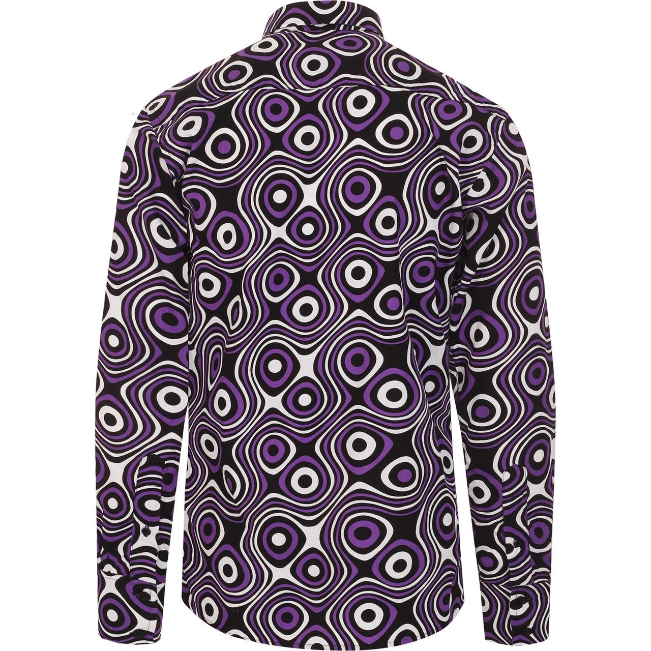 Trip Op Art Mod Big Collar Shirt BR 10 Trip Op Art Mod Big Collar Shirt BR - Image 8